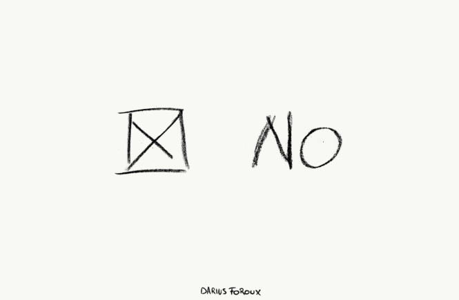 say no