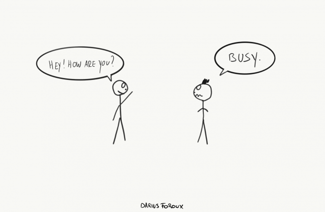 being busy isn't productive