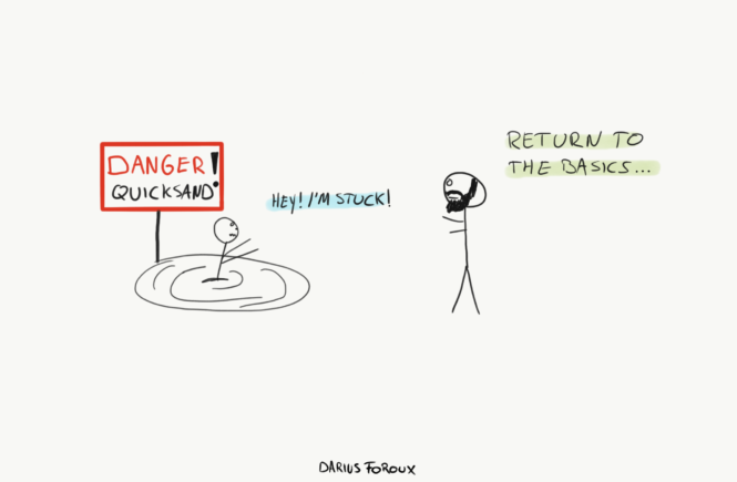 stuck in quicksand - life truths