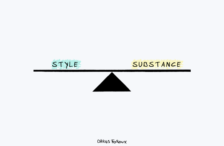 poise is style plus substance